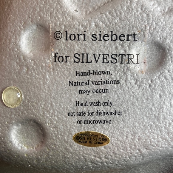 NWT Glass Fusion Green Christmas Tree Plate by Silvestri - Picture 6 of 6